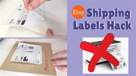 Can you print a shipping label on regular paper and tape it? Exploring the practicalities and limitations of alternative methods for shipping labels.