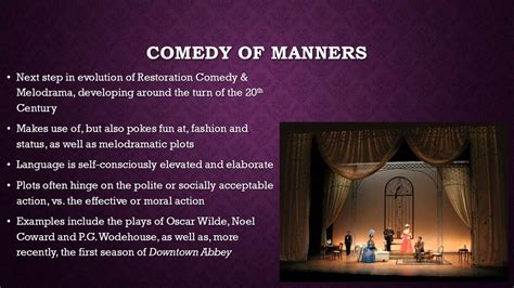 what is a comedy of manners